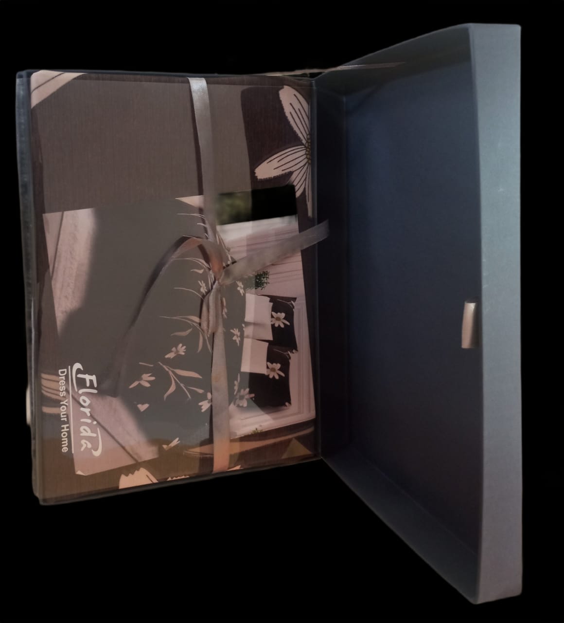 110.poly-cotton premium bedsheet – Florida Collection Midnight Bloom Bed Set - Image 4