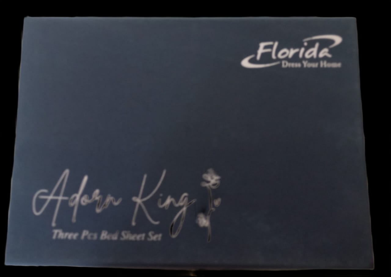110.poly-cotton premium bedsheet – Florida Collection Midnight Bloom Bed Set - Image 2